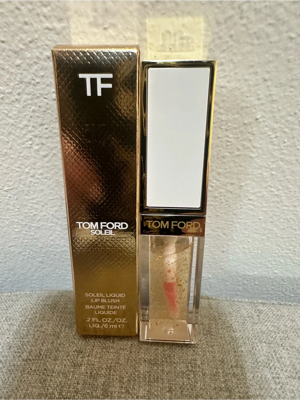 NIB Tom Ford Soleil Liquid Lip Blush Full Size 0.2 fl oz/ 6ml Limited Edition